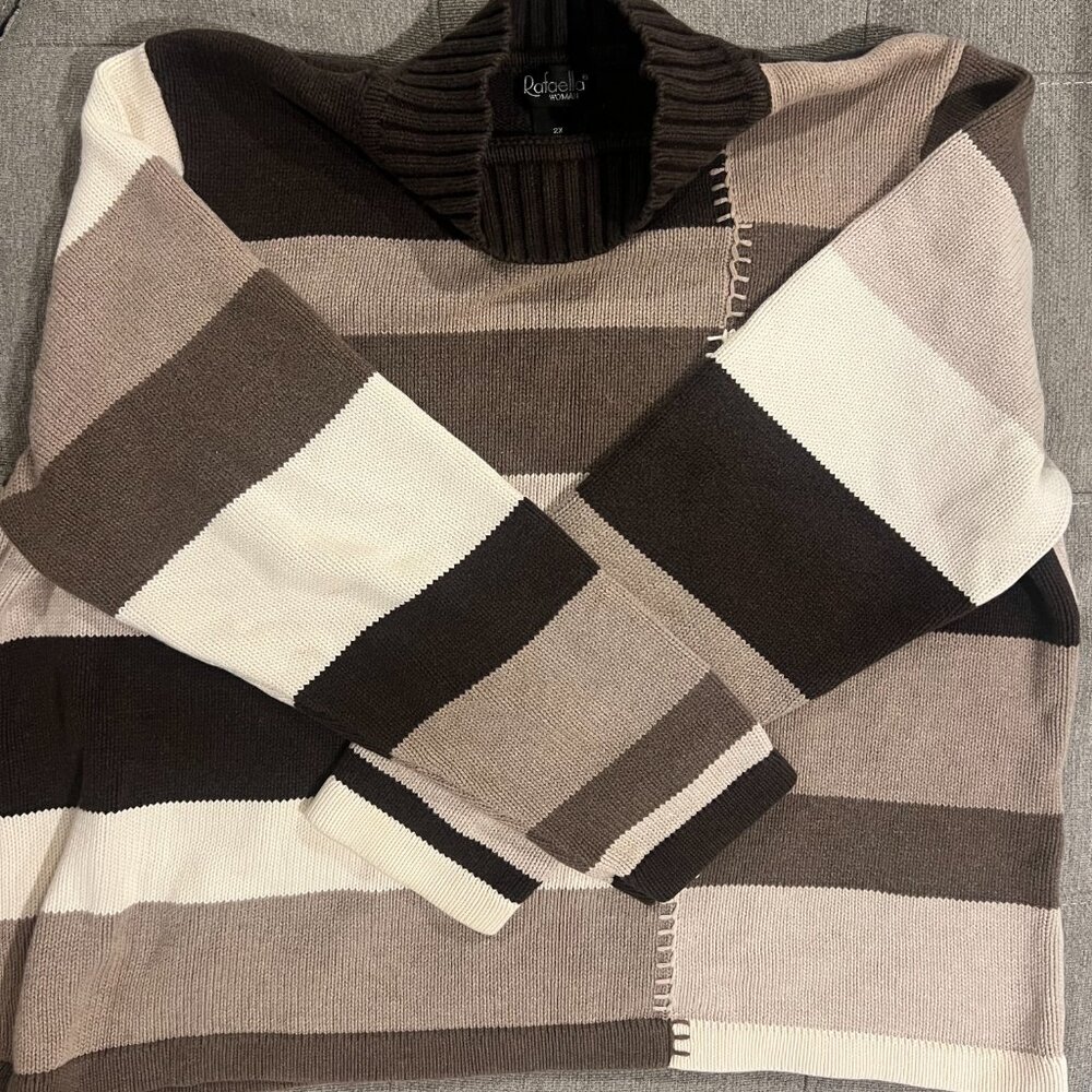 Vintage Rafaella Thick Brown Sweater